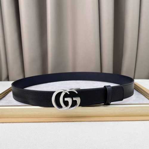 Men's Gucci, Soft And Delicate, Versatile And Elegant, Width 3.5 Cm, Adjustable