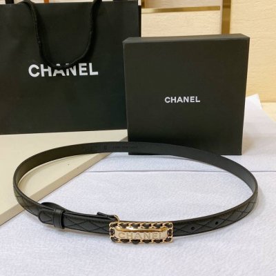 Chanel 23C Letter Belt Soft And Durable Lambskin Spring And Summer Styling Essen
