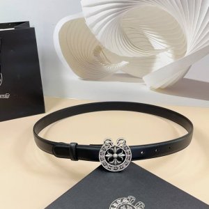 Chrome Hearts Mini belt detachable original calfskin with classic logo pure cop