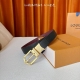 Louis Vuitton Frog belt series, reversible, original hardware, exquisite hand-pa