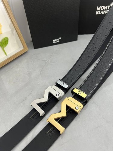 Product Name: Montblanc Automatic Leather Belt Material: 100% Top Layer Cowhide