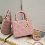 Five-grid sheepskin pink My Lady new design, flap bag, one-shoulder handbag cla
