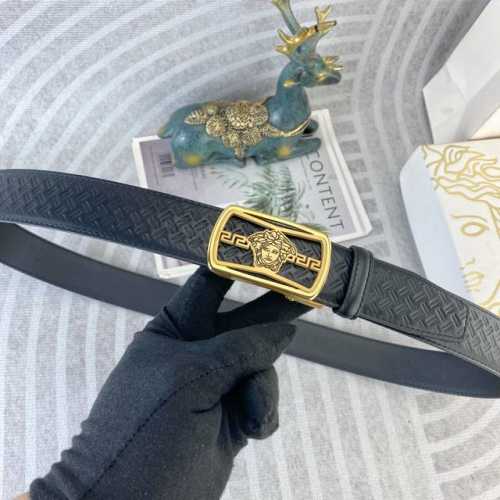 Versace Special Leather Belt Automatic Buckle Series, Original Factory Premium S