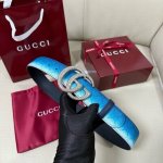 Gucci. Width 4.0Cm The new Chroma series interlocking double G belt has a unique