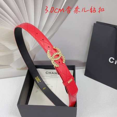3.0Cm Chanel Belt, Double-Sided Top-Grain Leather, Length: 75, 80, 85, 90, 95, 1 - Click Image to Close