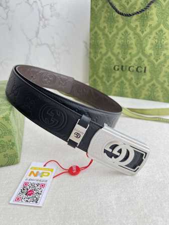 Product Name: Gucci Original Belt/Leather Bag Model: Hook buckle, pure copper bu - Click Image to Close
