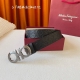 comes with a full set of packaging gift box. Men's Ferragamo 3.5cm high-end cust