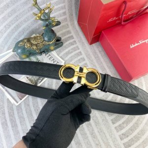 Ferragamo special leather belt automatic belt series, original hardware boutiqu