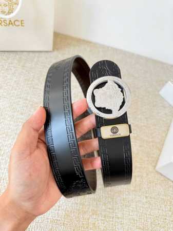 Product Name: Versace Original Belt/Leather Bag Model: Hook buckle, classic man- - Click Image to Close
