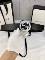 Gucci interlocking double G belt, hardware thickness 6.0Cm buckle belt, made of