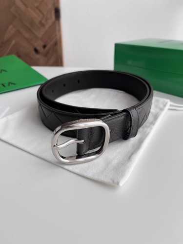 -Bv 2025 latest men's braided belt, handmade Intreccio large grid woven Italian