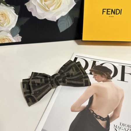 Special counter packagingFendi Fendi official website same latest bow hairpin# T - Click Image to Close