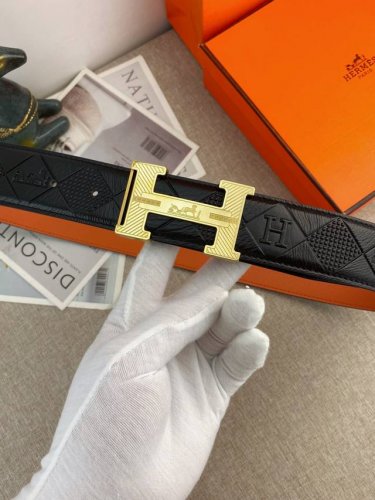 Hermes Special Leather Belt Series Original Hardware Boutique Stainless Steel Bu