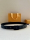 3.4W Lv Trunk Double-Sided Belt With Grained Leather For A Modern Design That