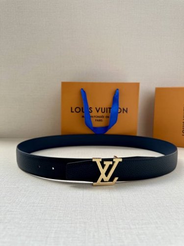 Special This 3.4-Inch-Wide Lv Heritage Double-Sided Belt Features Grained And Sm