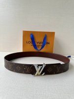 4.0 Wide Lv Dimension double-sided belt combines creative heritage with gorgeous