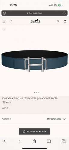 Special Royal fine hardware with imported Epsom leather black Prussian blue widt