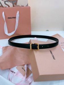 New Model From Miu Miu This Leather Belt Is Ideal For Enhancing Your Unique Look