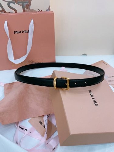 New Model From Miu Miu This Leather Belt Is Ideal For Enhancing Your Unique Look