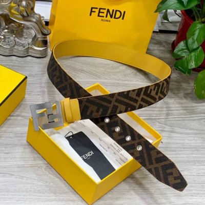 Fendl Fendi Counter Same Style Width 3.8Cm Original Custom Fabric Single Loop Be