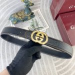 Special Gucci Special Leather Belt Series, Original Factory Premium Stainless St