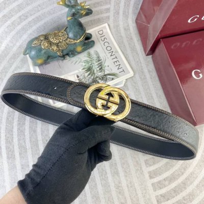 Special Gucci Special Leather Belt Series, Original Factory Premium Stainless St