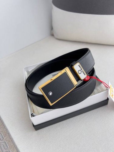 Product Name: Montblanc Original Belt Model: Buckle New Original Classic Boutiqu