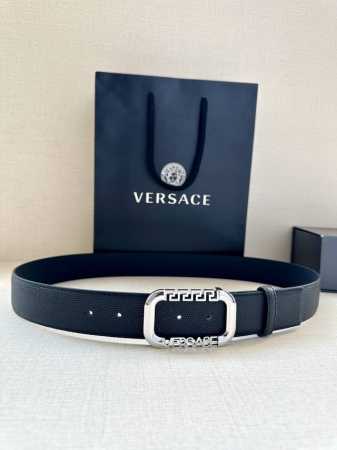 Width 4.0 Cm Versace This Soft Leather Belt Features A 3D Medusa Belt Buckle, Su - Click Image to Close