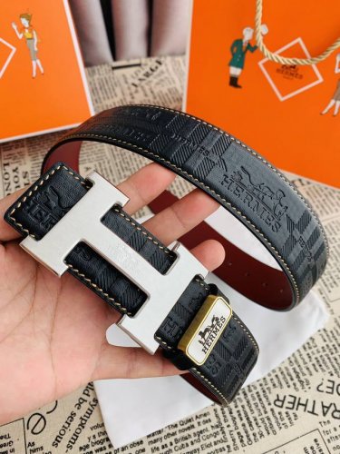 Product Name: Hermes. Hermes Original Single Model: Buckle, Classic H Brushed Pu
