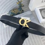 Ck Special leather belt series, original hardware and fine stainless steel buckl