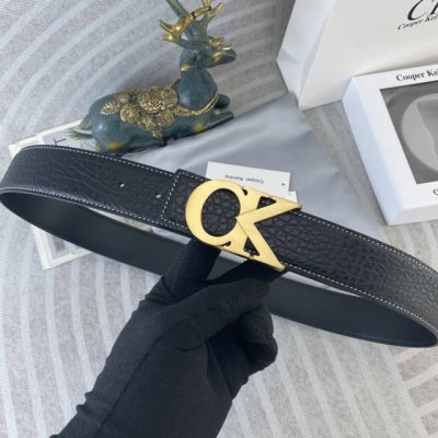 Ck Special leather belt series, original hardware and fine stainless steel buckl