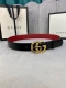 Width 4.0Cm Gucci Interlocking Double G Buckle Is Derived From The Brand's Moder