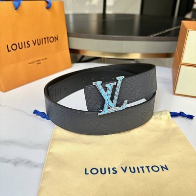 Louis Vuitton (Ddd) Full set packaging, 40mm width, genuine one-piece cast metal