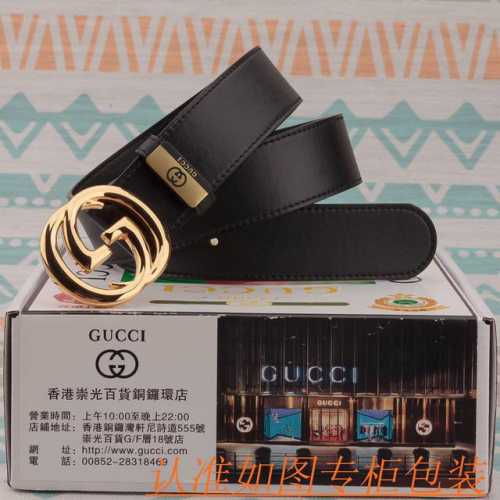 Men's Belt Gucci Original Cowhide Belt Men's Belt Material 100% First Layer Cowh
