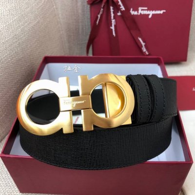 Special Nfc-F3.5Cm High-End Custom Men's Leather Belt, Double-Sided Imported Cow