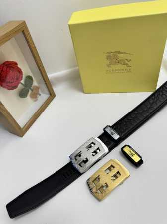 Product Name: Burberry Automatic Belt Material: Genuine Leather Belt Made From 1 - Click Image to Close