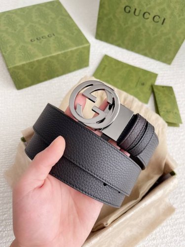 Comes with a full gift box. 3.7cm high-quality double-sided top-grain cowhide le