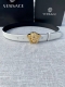Width: 3.0 Cm Versace This Plain-Weave Belt Features The Iconic Versace Medusa H
