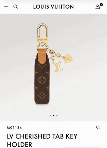 Louis Vuitton official website M011824 Lv bag charm and keychain pendant The Lv