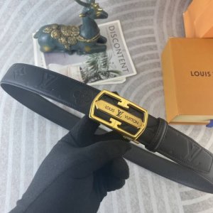 Lv Special leather belt automatic belt series, original hardware boutique stainl