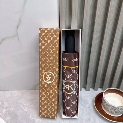 Mk Michael Kors new summer fully automatic folding umbrella Black coating sunscr