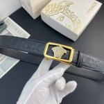Versace Special Automatic Leather Belt Series Original Hardware Boutique Stainle