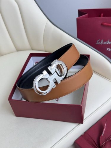 Ferragamo double-sided original imported top layer cowhide, double-sided use, va