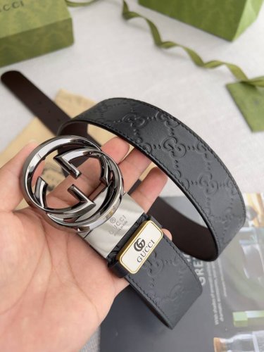 Product Name: Gucci.Gucci Belt Original Model: Double-Sided First Layer Cowhide,