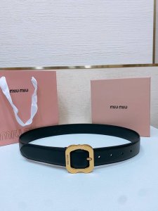 Special - Miu Miu This Leather Belt Is The Perfect Choice To Elevate Your Sophis