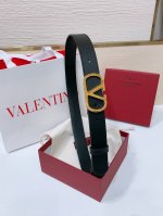 vlogo Signature Buckle Shiny Calfskin Belt - Swarovski Diamond Shiny Buckle -