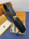 Brand Lv 4.0Cm 550108 Description: This belt features an Lv buckle with a buffa