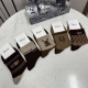 Special Dior Dior D new mid-calf socks, a box of five pairs of pure cotton mate