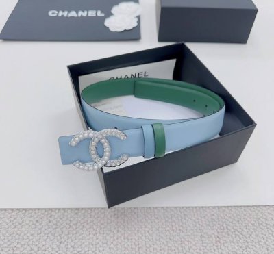 3.0Cm Chanel Official Website New Double-Sided Original Calfskin Length 75.80