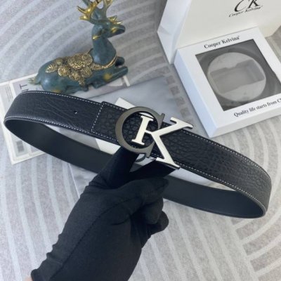 Ck Special leather belt series, original hardware and fine stainless steel buckl